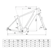 Kép 5/6 - KELLYS E-Carson 70 725Wh 28col férfi elektromos túra/trekking kerékpár - geometria