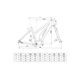 Kép 2/6 - KELLYS E-Cristy 10 SH 28col női elektromos túra/trekking kerékpár - geometria