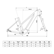 Kép 2/6 - KELLYS E-Cristy 90 725Wh 29col női elektromos ATB kerékpár - geometria