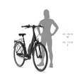 Kép 3/3 - KELLYS Estima 10 SH 504Wh 28col női elektromos városi kerékpár - Black / vázméret