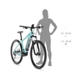 Kép 2/3 - KELLYS Tayen R50 P 725Wh 29col MTB hardtail női elektromos kerékpár - Sky Blue