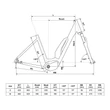 Kép 2/3 - KELLYS Estima Comp 60 SH 504Wh 27.5col női elektromos városi kerékpár - vázgeometria