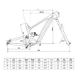 Kép 2/7 - KELLYS Theos R30 P 29col/27.5col 725Wh MTB/enduro fully elektromos kerékpár - geometria