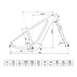Kép 2/3 - KELLYS Tayen R90 P 725Wh 27.5col MTB hardtail női elektromos kerékpár / vázgeometria