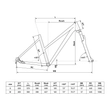 Kép 2/2 - KELLYS Pheebe 10 28 colos női cross kerékpár - vázgeometria