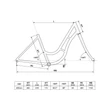 Kép 2/7 - KELLYS Arwen Dutch 28col 3 sebességes - agyváltós - kontrás városi kerékpár - vázgeometria