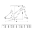 Kép 2/3 - KELLYS Clea 70 28" női cross kerékpár - vázgeometria
