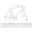 Kép 2/7 - KELLYS Physio 50 28col fitnesz kerékpár - vázgeometria