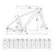 Kép 2/3 - KELLYS Gate X30 29col MTB XC kerékpár - vázgeometria