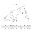 Kép 2/7 - KELLYS Spider 27.5col MTB XC kerékpár - vázgeometria