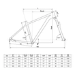 Kép 2/7 - KELLYS Spider 29col MTB XC kerékpár - vázgeometria