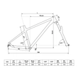 Kép 2/5 - KELLYS Gibon 10 27.5col MTB trail kerékpár - vázgeometria