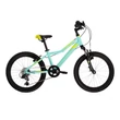 Kép 1/8 - KROSS Lea Mini 2.0 20col lány MTB gyermekkerékpár - aquamarine/lime gloss