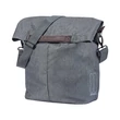 Kép 1/6 - BASIL City Shopper egyoldalas táska csomagtartóra - vízlepergető - Hook On - 14 liter - szürke