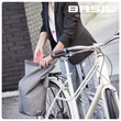 Kép 5/6 - BASIL City Shopper egyoldalas táska csomagtartóra - vízlepergető - Hook On - 14 liter - szürke