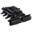 Kép 2/4 - PERUZZO Pure Instict (Pure4 Lock) kerékpárszállító vonóhorogra 4 kerékpárhoz - zárható - sínes - acél