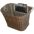 Kép 1/2 - BIKETRADE Rattan QR első kosár - barna - polirattan - gyorskioldós