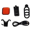 Kép 2/3 - VELOTECH Pro Quad 25 CHIPLED USB hátsó lámpa - 120 lumen - alu