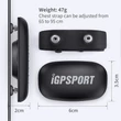 Kép 3/10 - iGPSPORT HR40 pulzusmérő öv, ANT+/BLE4.0
