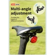 Kép 8/10 - iGPSPORT M30 nyeregpálca adapter SR30 / TL30 lámpákhoz
