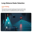 Kép 9/23 - IGPSPORT SR Mini 30 Smart Radar USB hátsó lámpa radar és féklámpa funkcióval