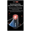 Kép 7/15 - IGPSPORT SR30 Smart Radar USB hátsó lámpa radar és féklámpa funkcióval