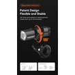 Kép 4/19 - IGPSPORT VS800S M80 Smart USB első lámpa / powerbank - 800 lumen - alu