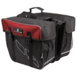 Kép 1/3 - M-WAVE Amsterdam Double kétrészes túratáska csomagtartóra - 30 liter - fekete-piros
