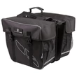 Kép 1/3 - M-WAVE Amsterdam Double kétrészes túratáska csomagtartóra - 30 liter - fekete-szürke