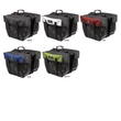 Kép 2/3 - M-WAVE Amsterdam Double kétrészes túratáska csomagtartóra - 30 liter - fekete-szürke