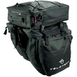 Kép 1/4 - VELOTECH háromrészes túratáska csomagtartóra lecsatolható felsőrésszel - vízálló - 35 liter - fekete