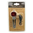 Kép 2/2 - VELOTECH 1LED USB hátsó kerékpár lámpa / villogó - újratölthető