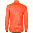 Kép 2/3 - BRIKO víz- és szélálló kerékpáros kabát széldzseki - orange flame (szimbolikus termékkép, a mellrészen BRIKO felirat, hátul teljes logó látható)