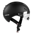 Kép 1/4 - CASCO Roadster Plus városi kerékpáros sisak lencsével, black matt