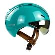 Kép 1/4 - CASCO Roadster Plus városi kerékpáros sisak lencsével, jade shiny