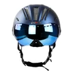 Kép 2/4 - CASCO Roadster Plus városi kerékpáros sisak lencsével / navy metallic