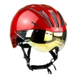 Kép 4/4 - CASCO Roadster Plus városi kerékpáros sisak lencsével / red shiny