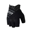 Kép 1/3 - KLS Cutout Short 022 rövidujjú kerékpáros kesztyű memóriahab betéttel - black