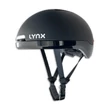 Kép 1/7 - LYNX Citylight városi kerékpáros sisak első-hátsó USB világítással - uniszex - fekete