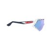 Kép 4/6 - RUDY PROJECT Defender White Fade Red Stripes-White Bumpers/Multilaser Ice sportszemüveg