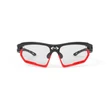 Kép 2/2 - RUDY PROJECT Fotonyk Black-Red Fluo Bumpers/ImpactX2 Photochromic Black sportszemüveg