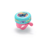 Disney Stitch gyermek kerékpár csengő, türkiz / rózsaszín, 55 mm Disney Stitch gyermek kerékpár csengő, türkiz / rózsaszín, 55 mm