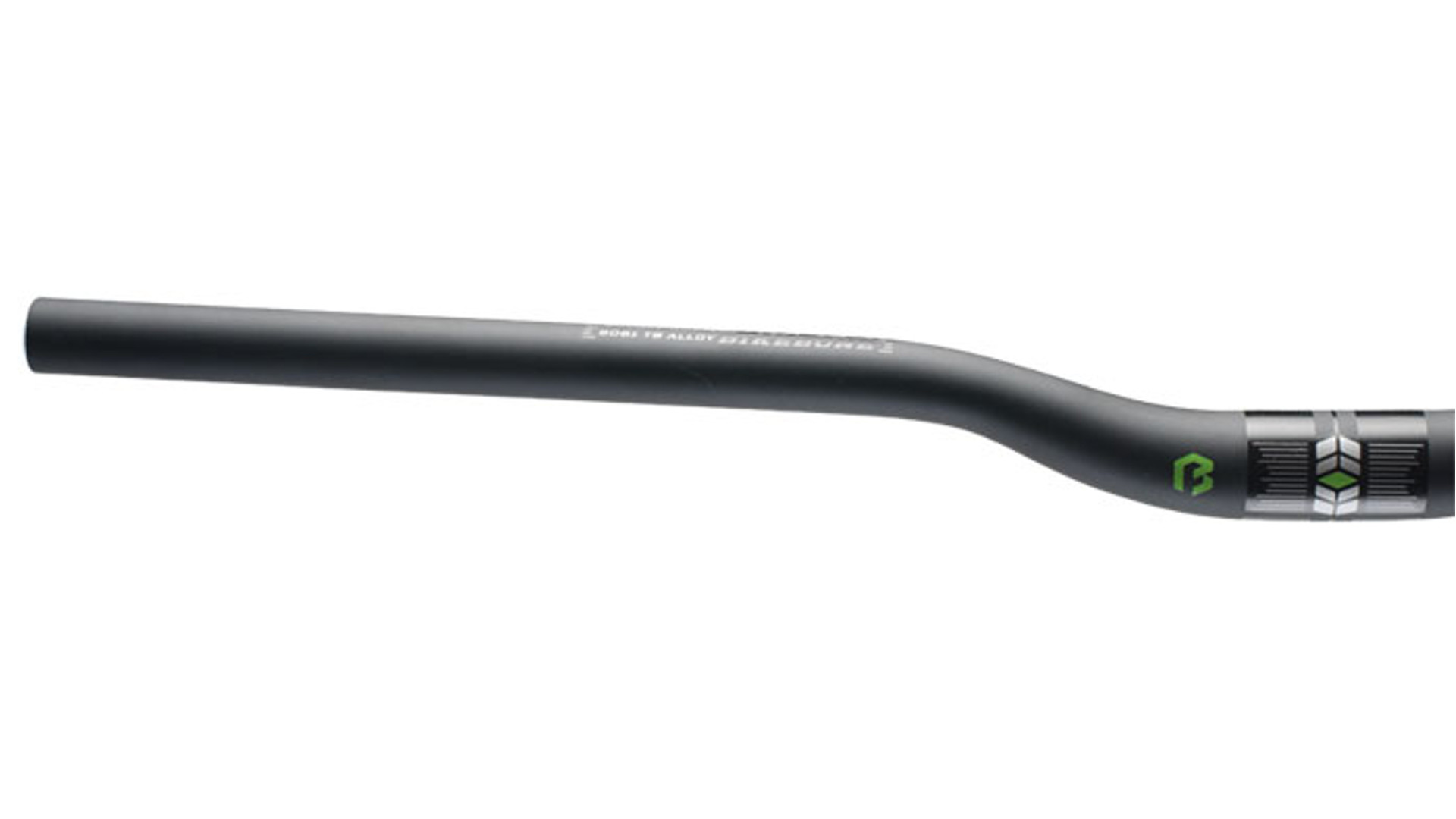 BIKEFUN Bikebone Riser MTB kormány, hajlított, 31.8x740x25mm, fekete