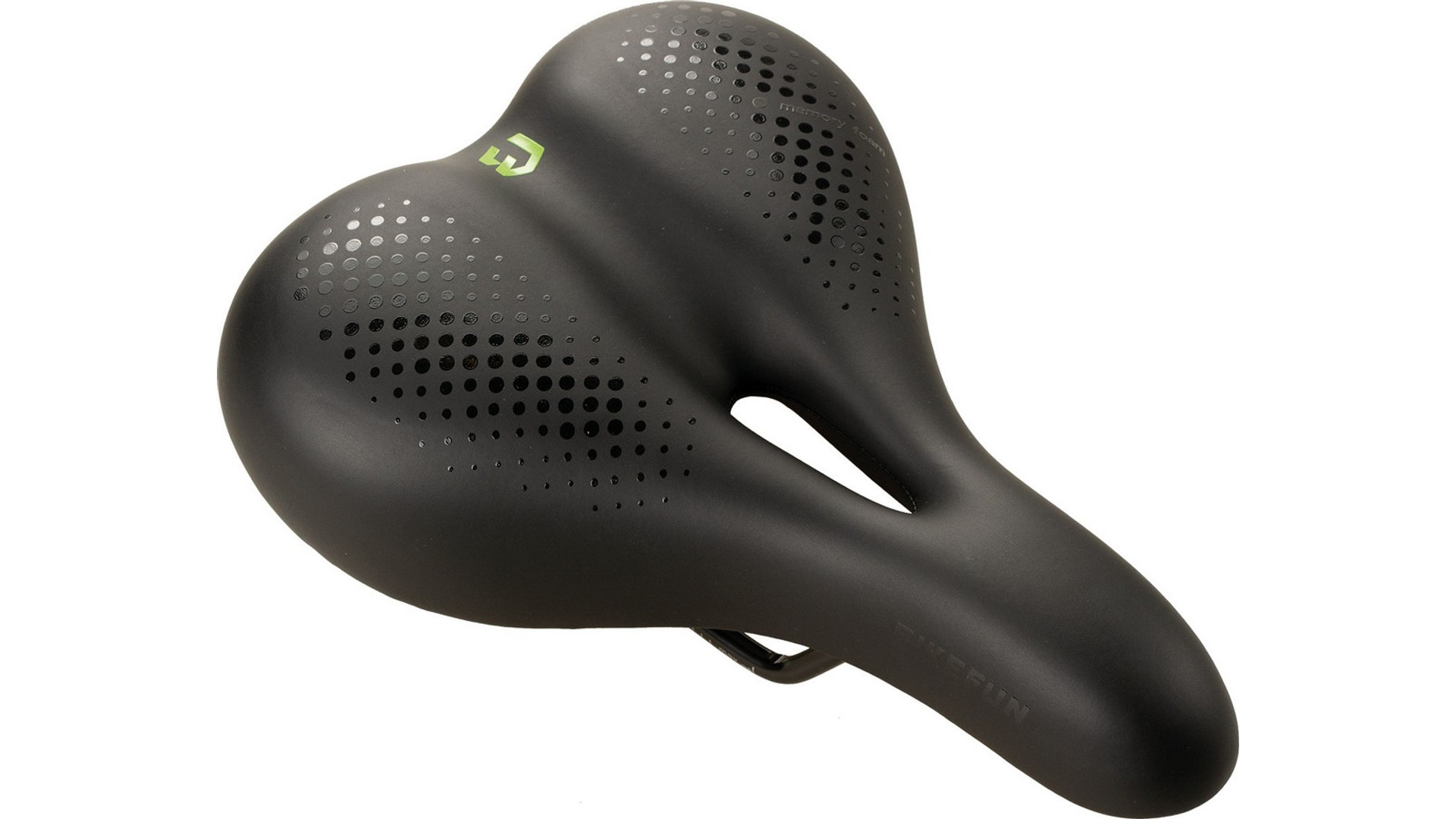BIKEFUN Ravenna Comfort Memory Foam trekking nyereg, fekete