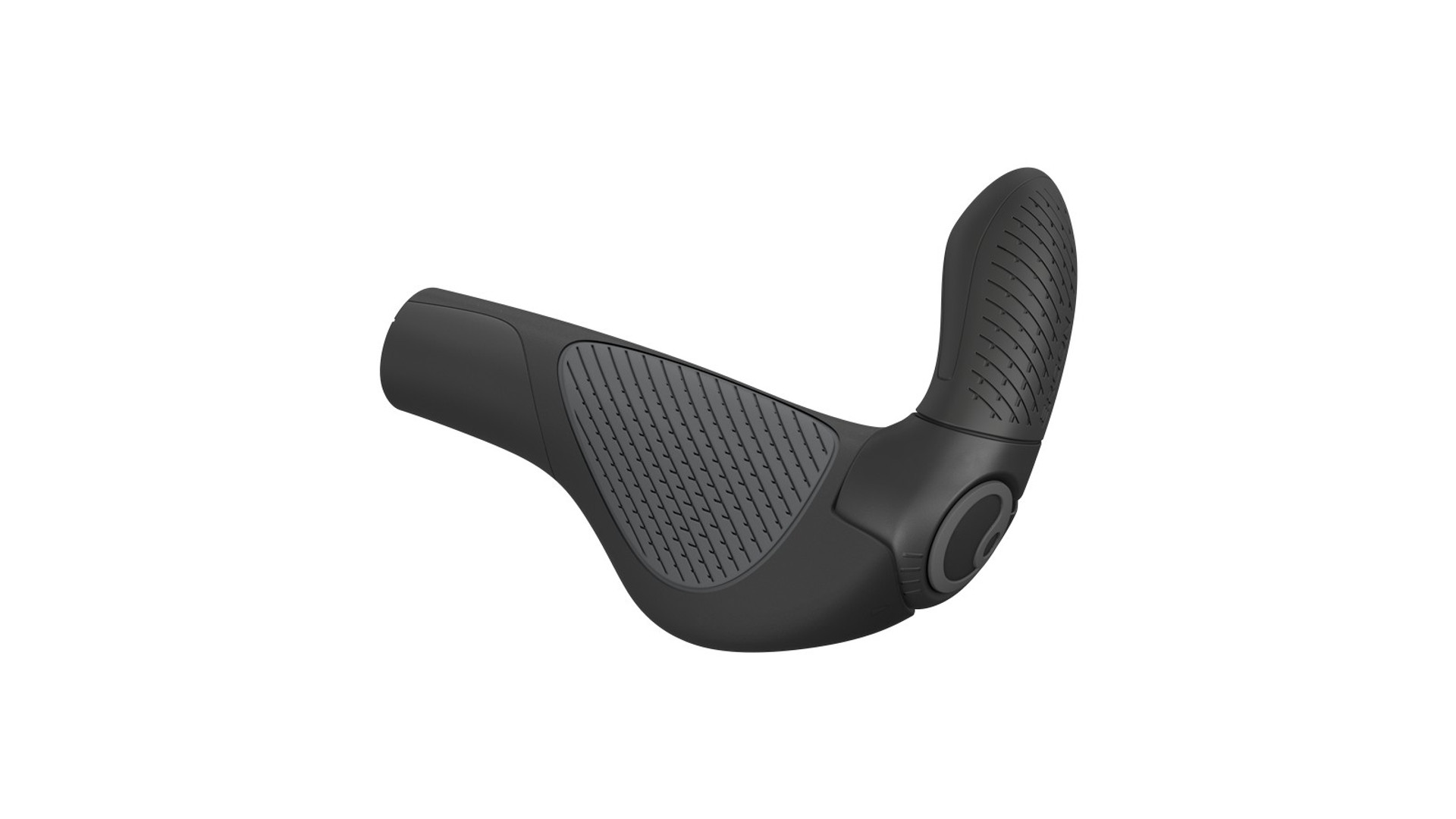 ERGON GP3 EVO komfort markolat közepes szarvval, fekete/szürke, S ERGON GP3 EVO komfort markolat közepes szarvval, fekete/szürke, S