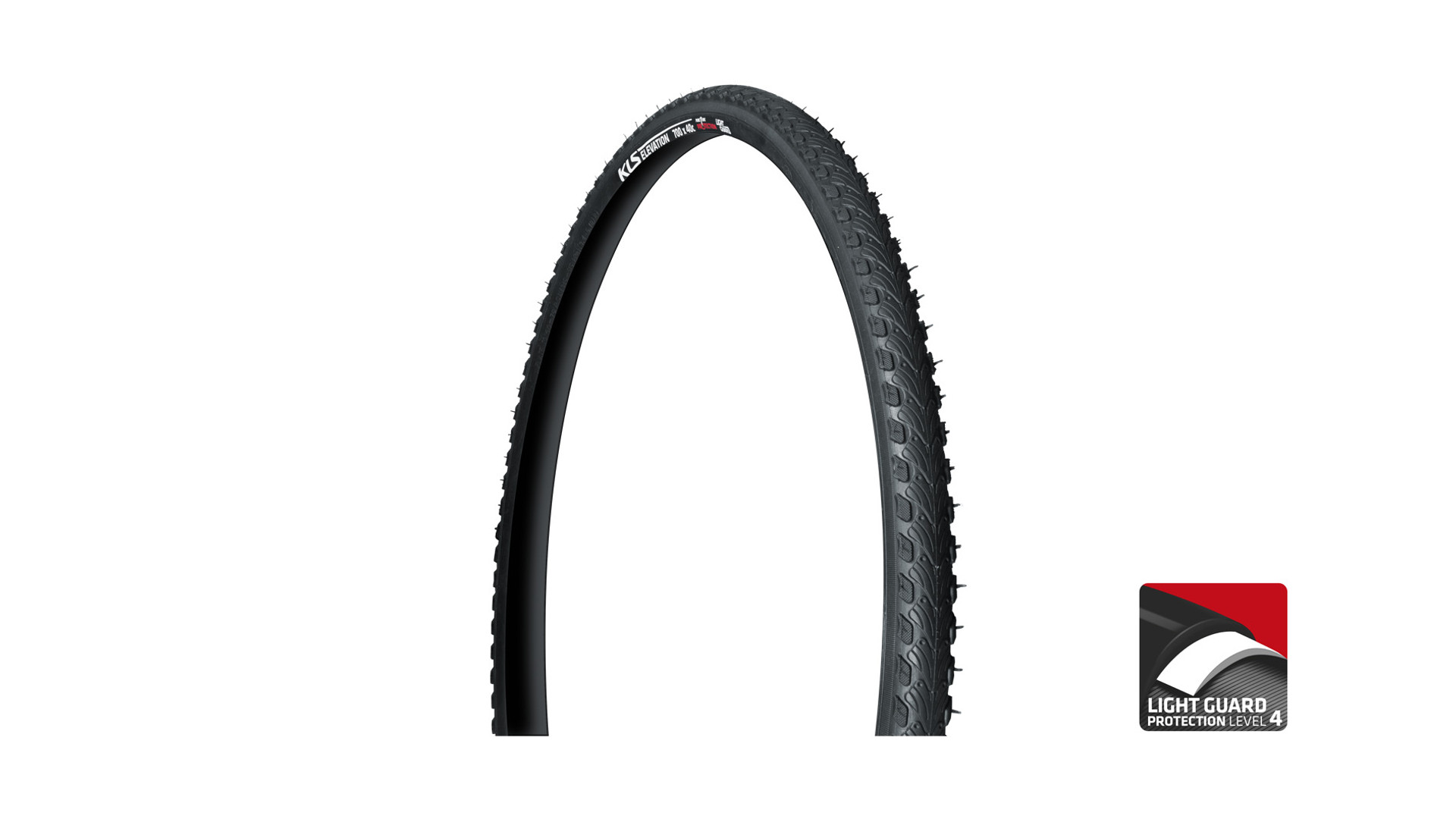 KLS Suburban 26x2,0 MTB XC külső gumi (köpeny) defektvédelemmel, fekete