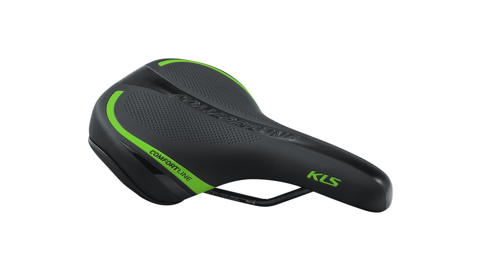KLS Comfortline 017 MTB nyereg, toxic green
