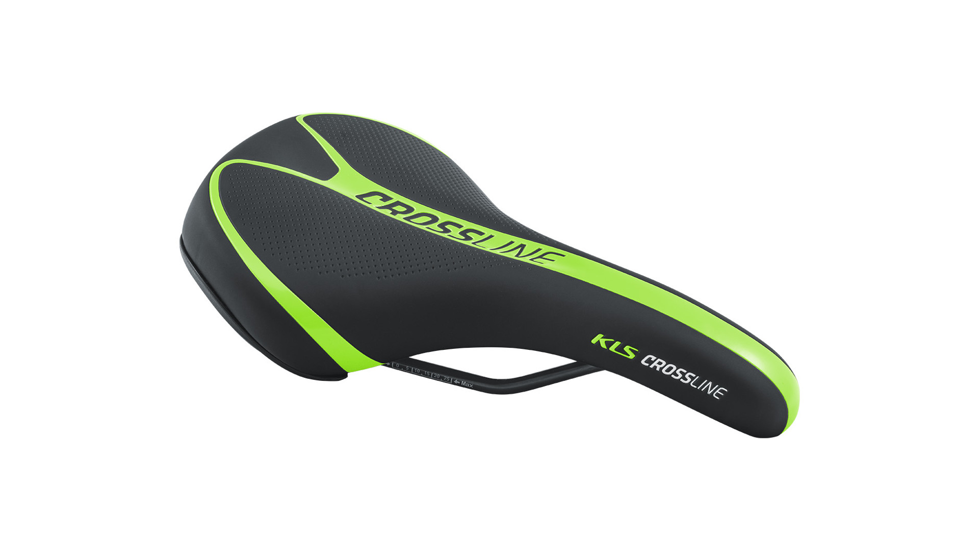KLS Crossline 017 MTB XC nyereg, toxic green KLS Crossline 017 MTB XC nyereg, toxic green