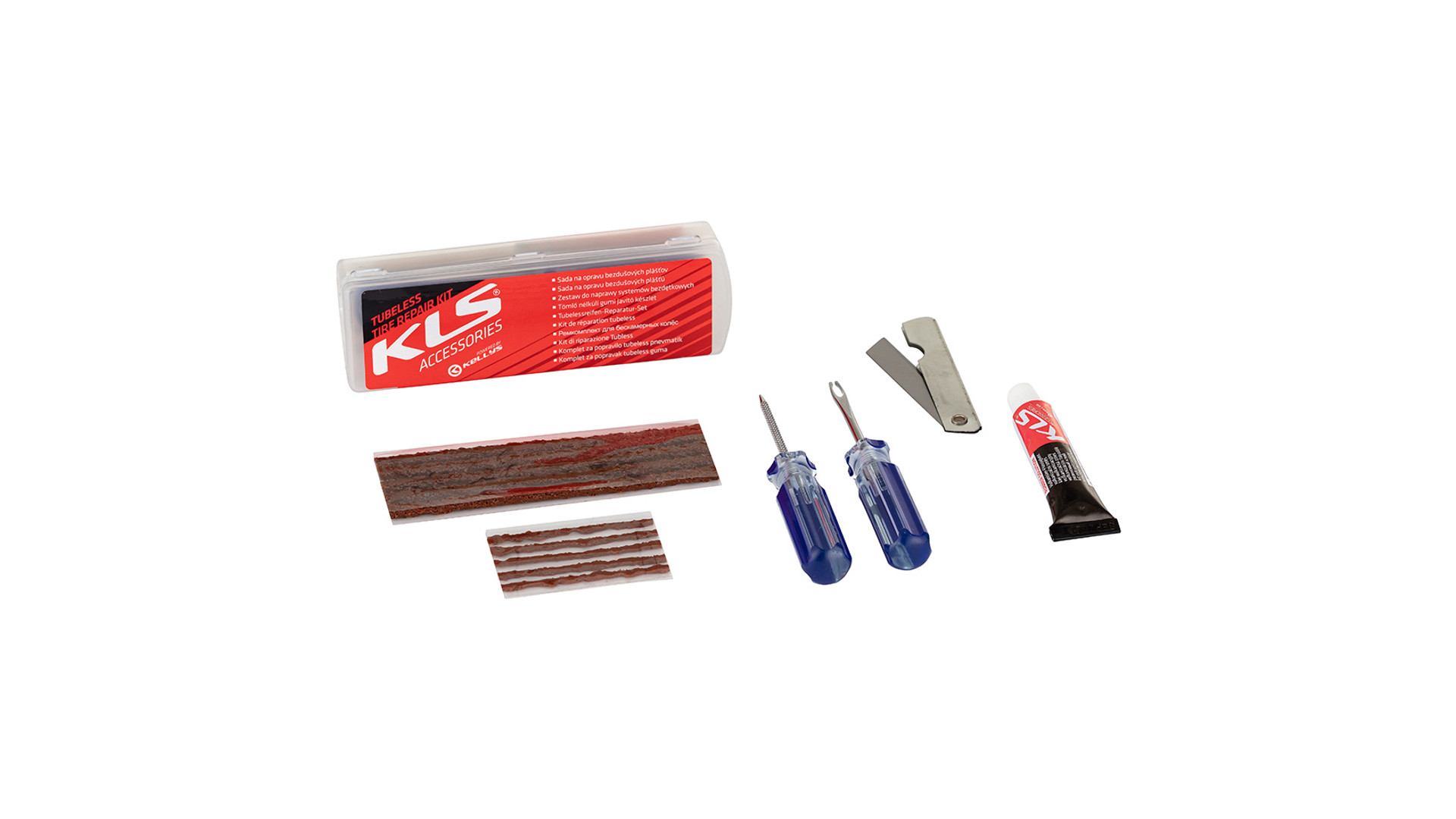 KLS javítókészlet tubeless (tömlő nélküli) gumiabroncsokhoz KLS javítókészlet tubeless (tömlő nélküli) gumiabroncsokhoz
