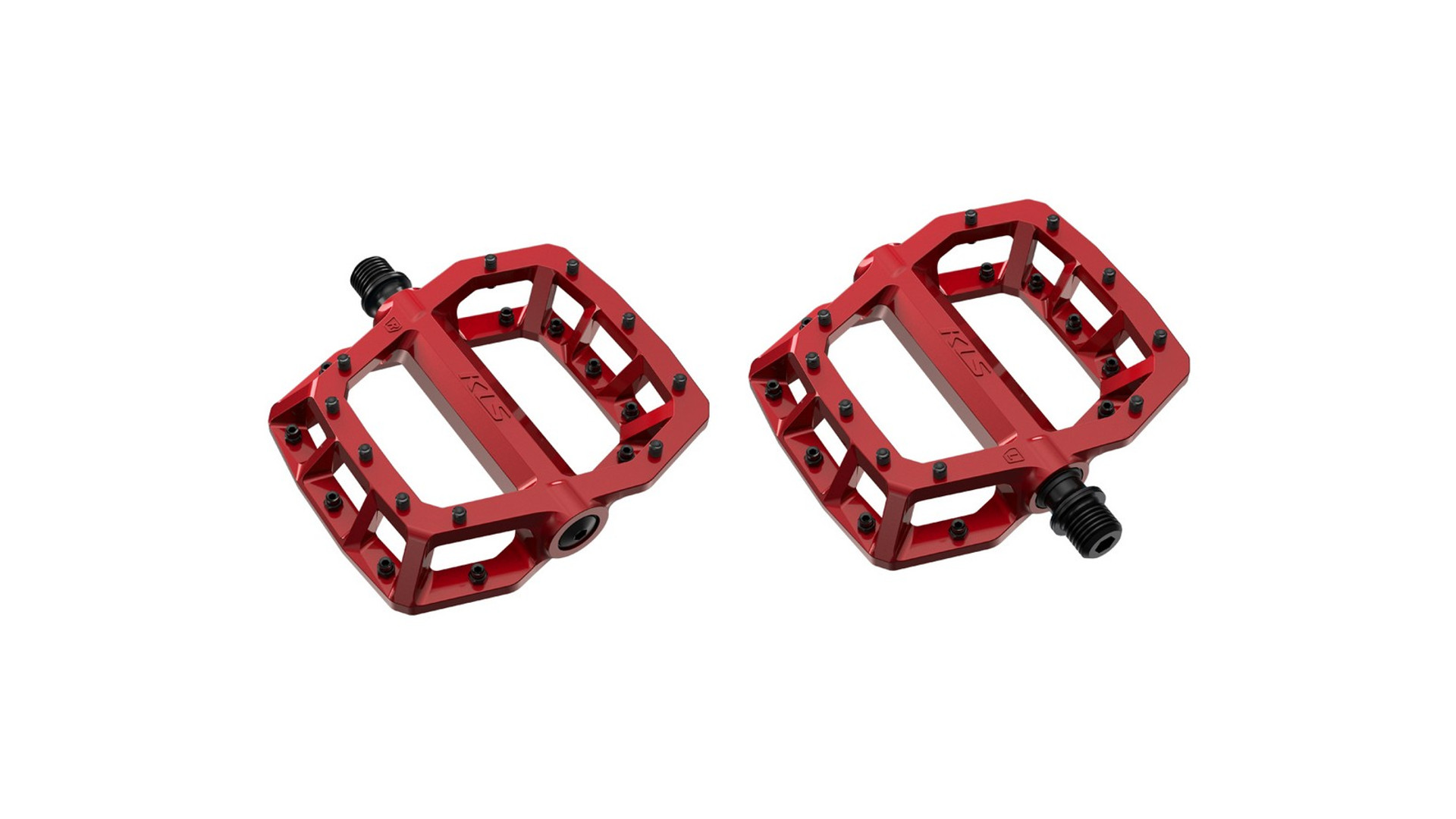 KLS Flat 50 023 platform pedál, Red